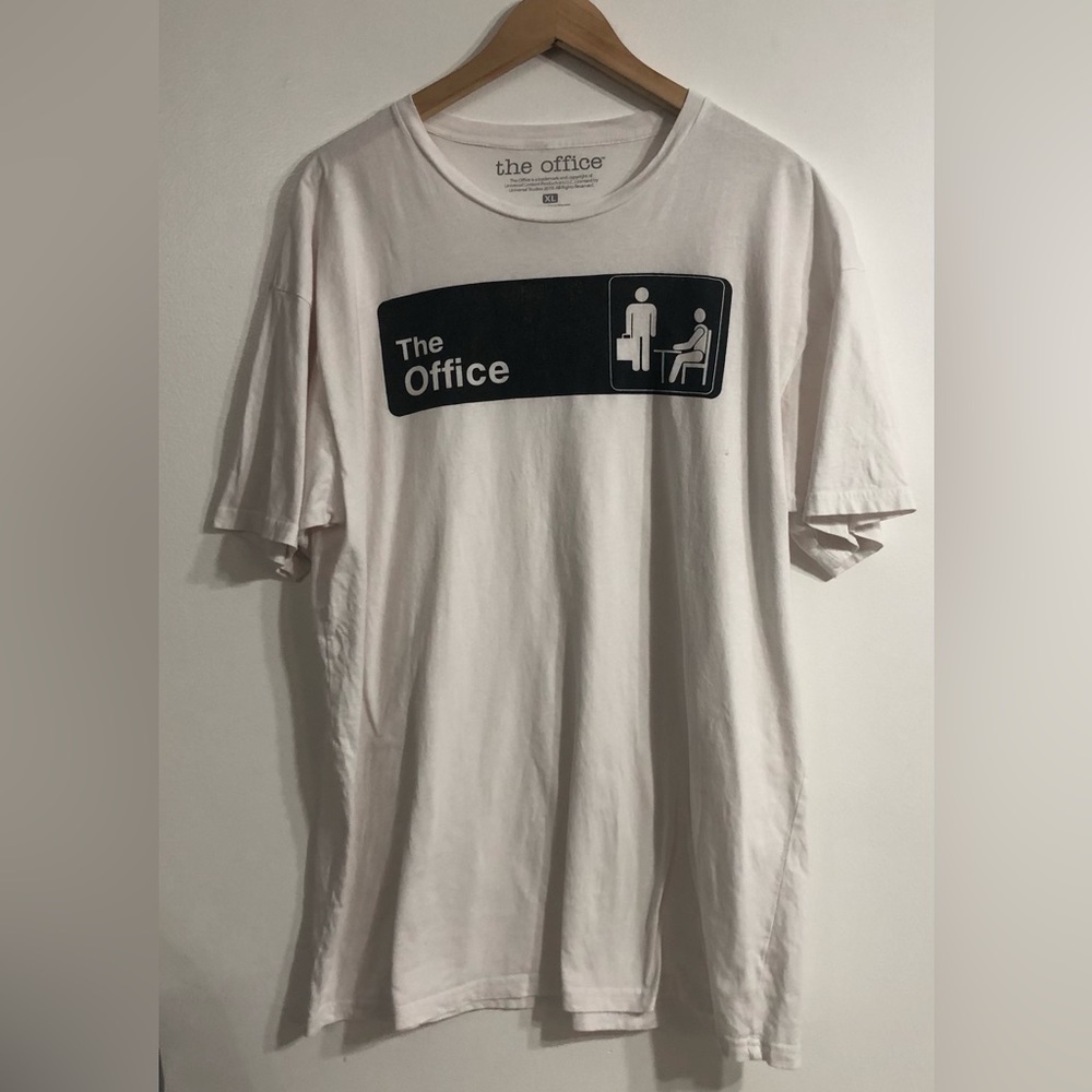 The office T-shirt The Office graphic 100% cotton short sleeves white.XL
